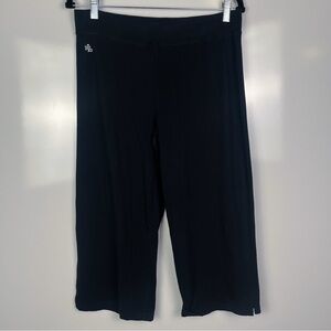 2/$30 Ralph Lauren Green Label Activewear Wide leg Capri Black